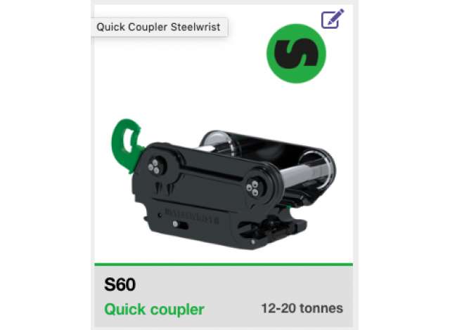 Steelwrist Quick Coupler S60